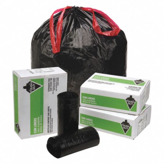 trash bags made from recycled plastic