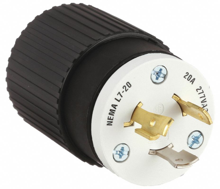 BRYANT Clavija Media Vuelta,277VCA,2.0 HP,20A - Clavijas de Media ...