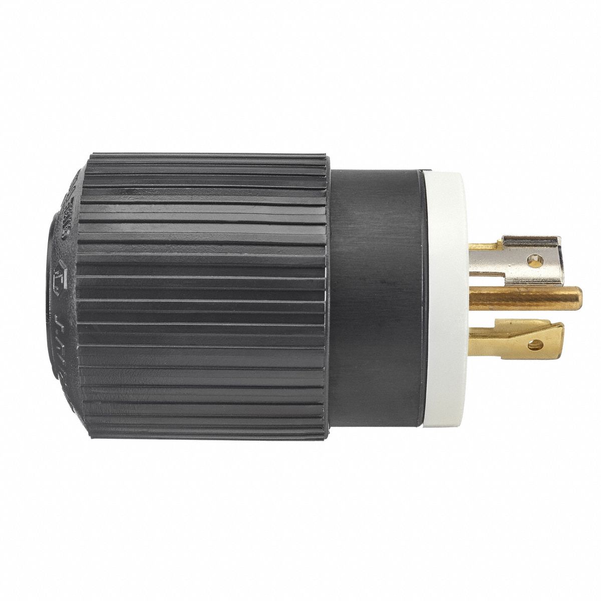 BRYANT Locking Plug: Industrial, 20 Amps, NEMA L21-20P, 120/208V AC, 4  Poles, Black/White - 49YX36|72120NP - Grainger