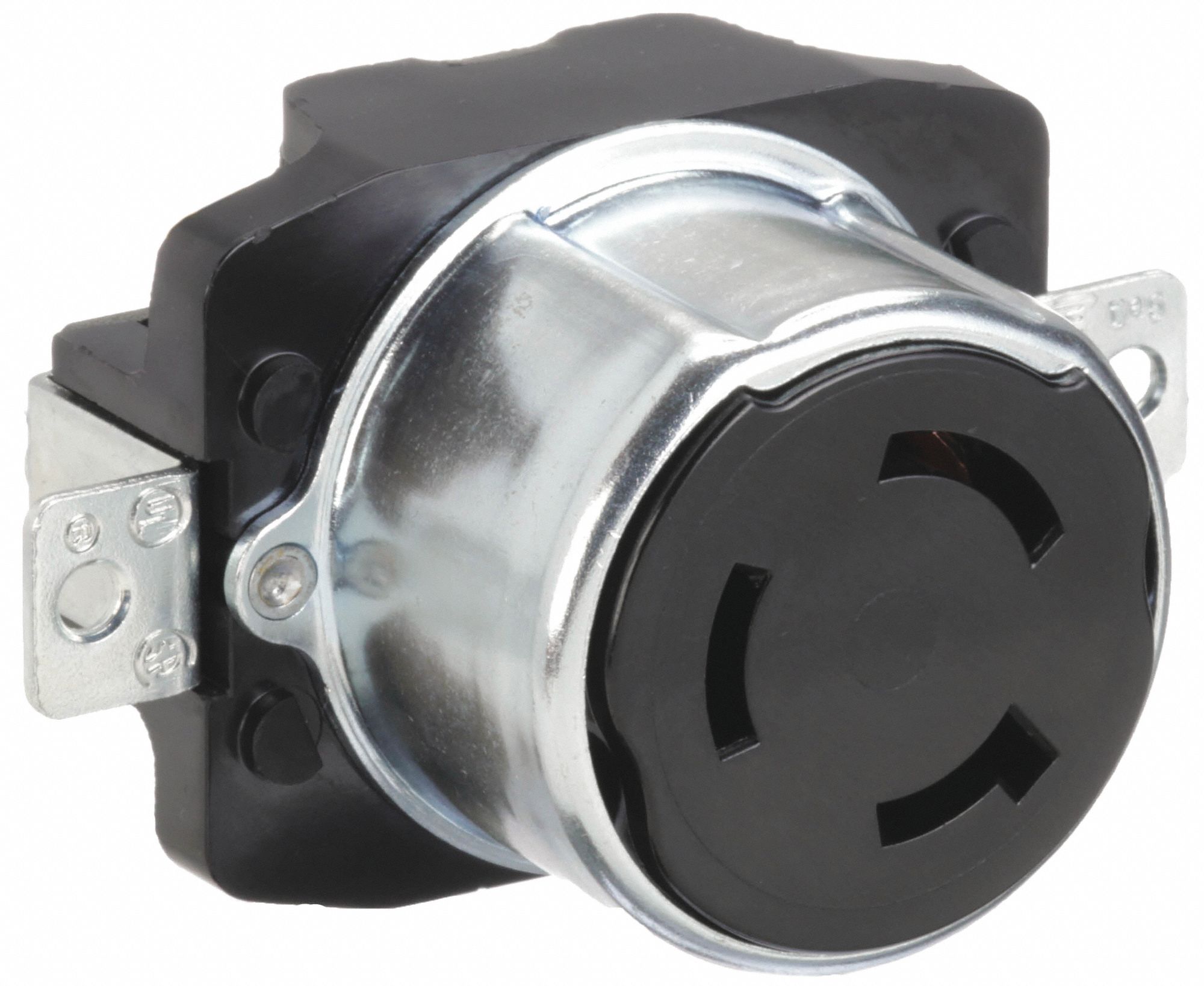 Locking Receptacle: Non-NEMA, 50 A, 250V DC/600V AC, 2 Poles