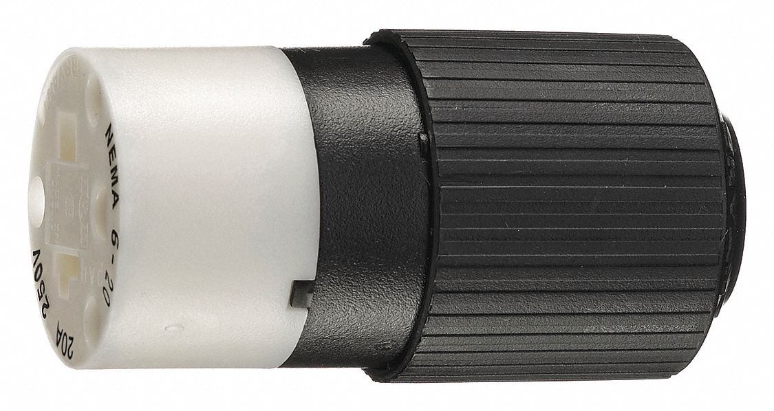 BLADE CONNECTOR,BLK/WHT,20 A,INDUSTRIAL