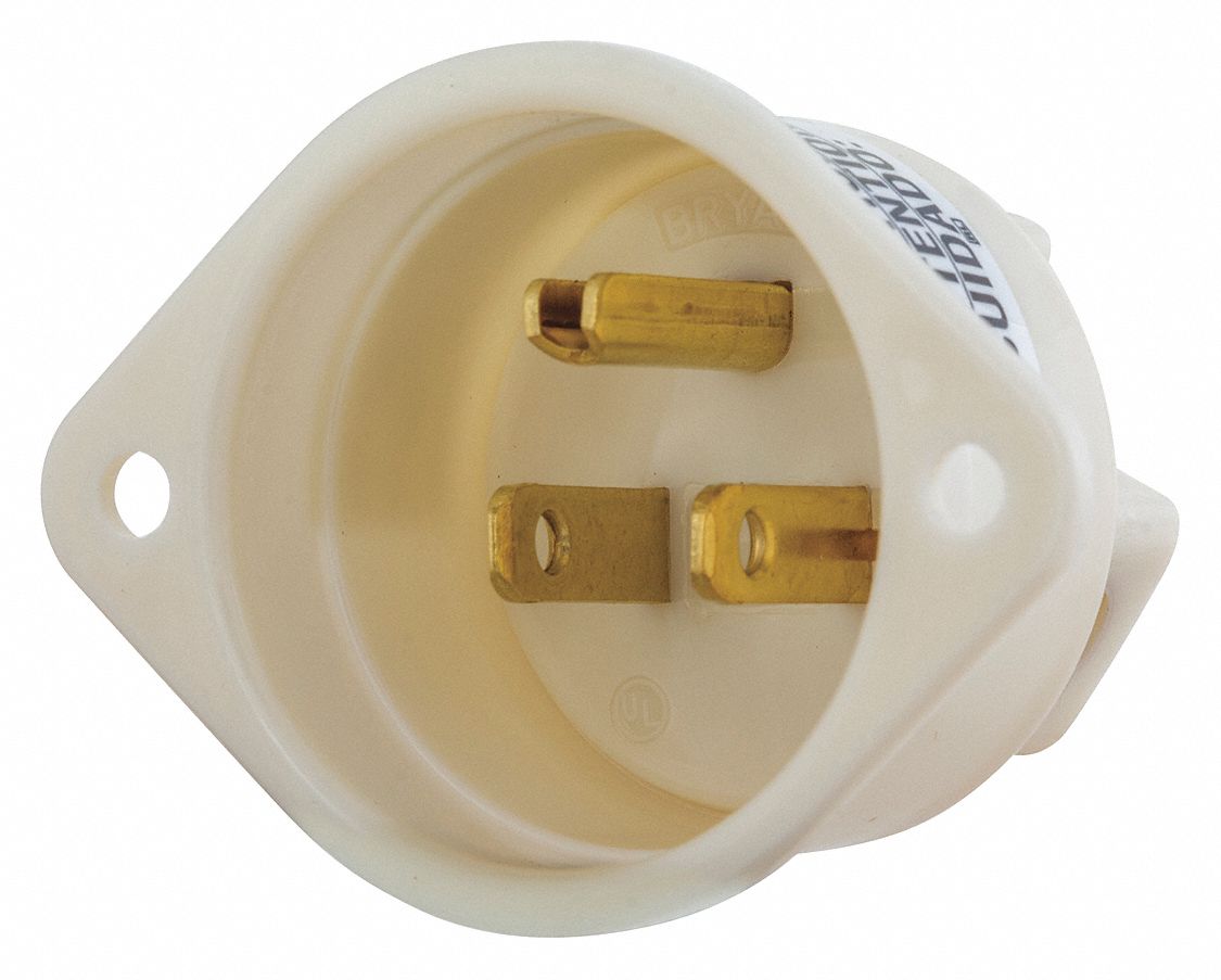 Hubbell Wiring Device-Kellems Hbl5678c 15A Flanged Inlet Receptacle 250Vac 