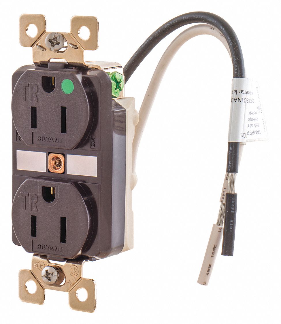 Receptacle, Nylon, 2 Poles, 3 Wires