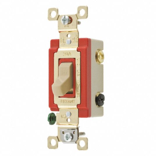 Lot of 2 LOCK TYPE SWITCH HUBBELL 1221L SPECIFICATION GRADE A.C 