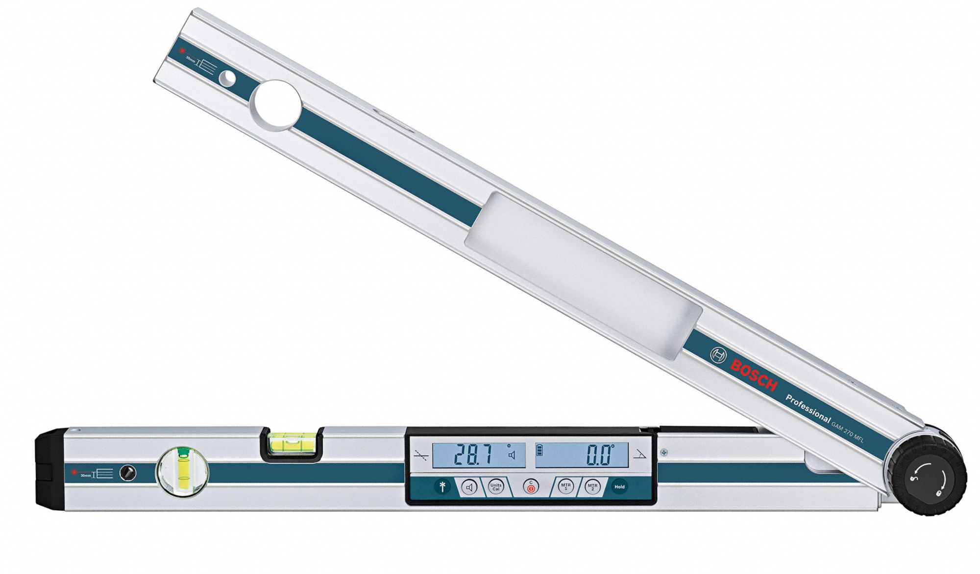 BOSCH Digital Angle Finder, 0 deg. to 270 deg. 49YZ97GAM 270 MFL Grainger