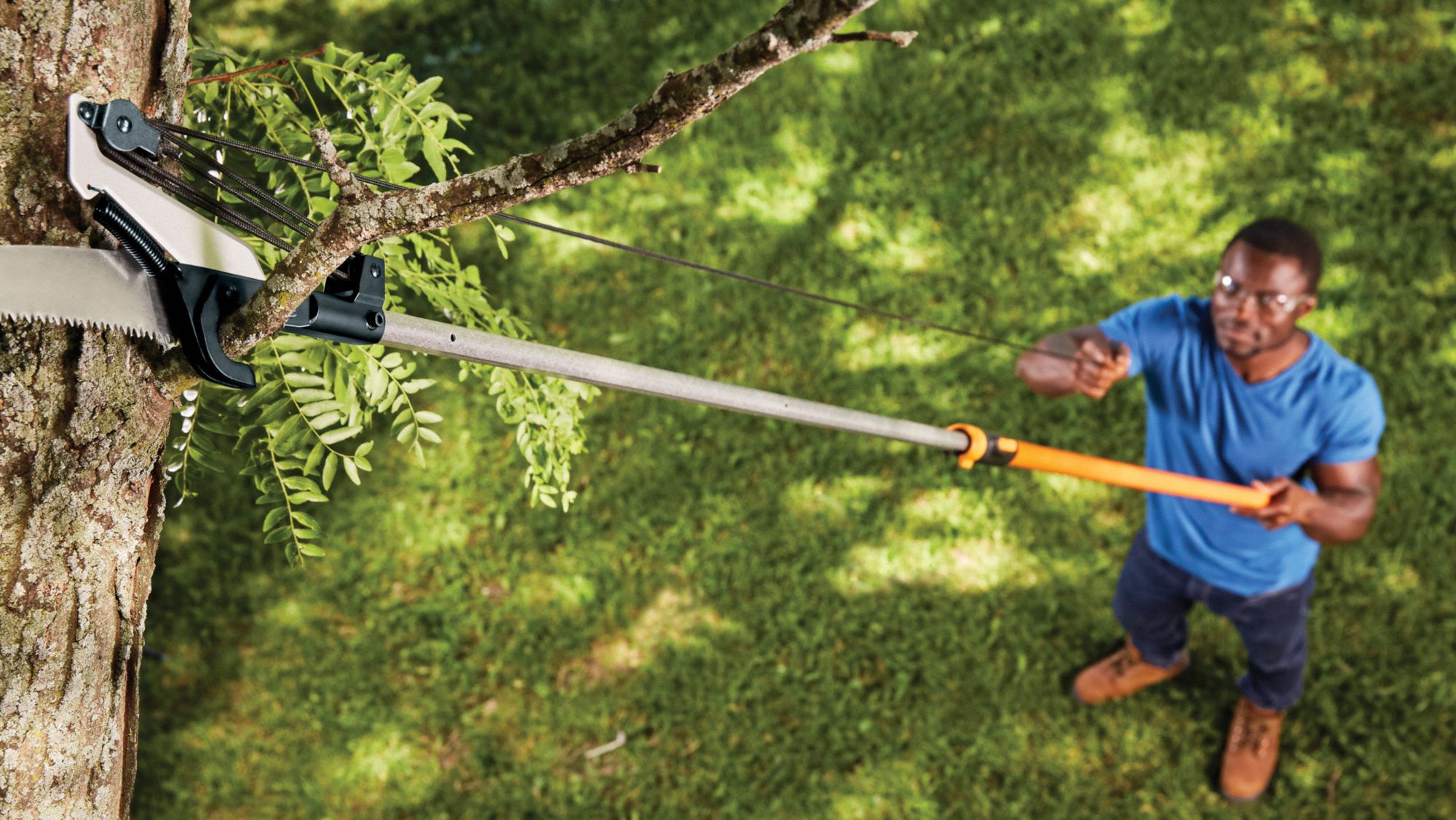 FISKARS Tree Pruner Pole and Pole Saw, 12 ft Pole 49Z4273939511001