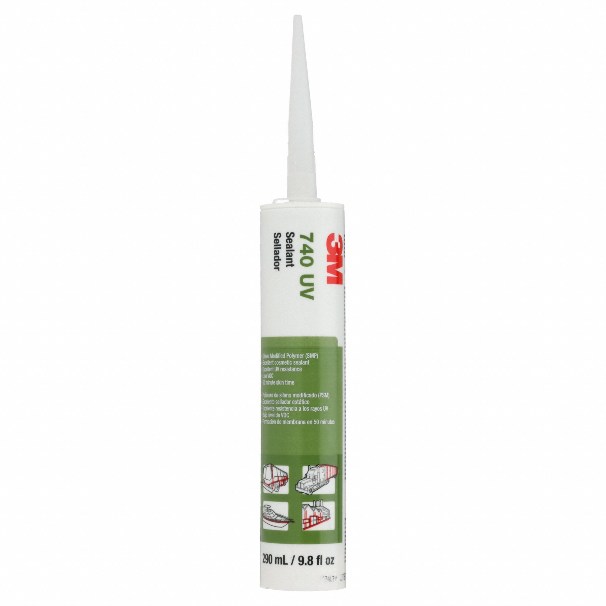 3M, 740 UV, Gray, Polymer Adhesive Sealant 49Z636740 UV Grainger