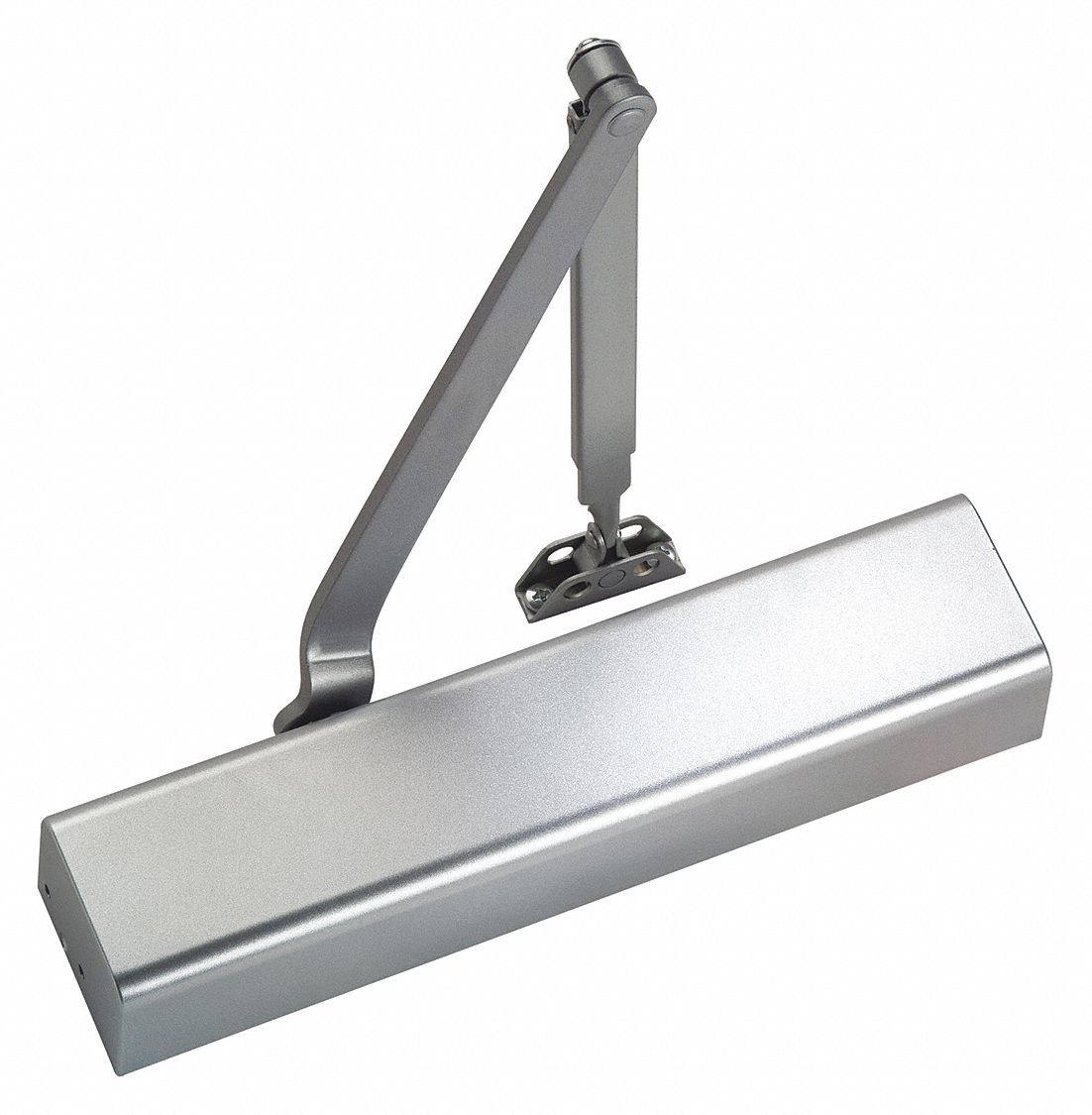Door Closer: Parallel/Std Mounting Type, Grade 1 - Heavy Duty, Aluminum, 12 in Lg