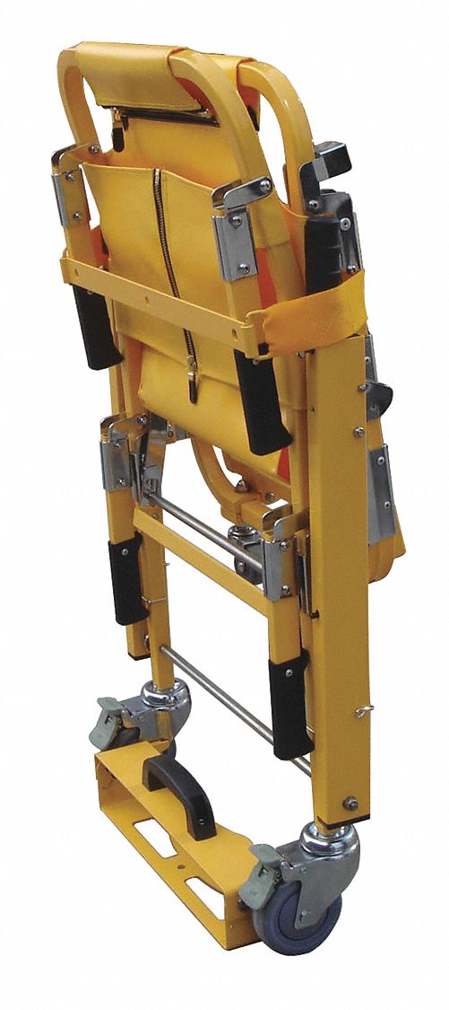 MEDSOURCE Aluminum Stair Chair with 350 lb Weight Capacity 49Z877MS