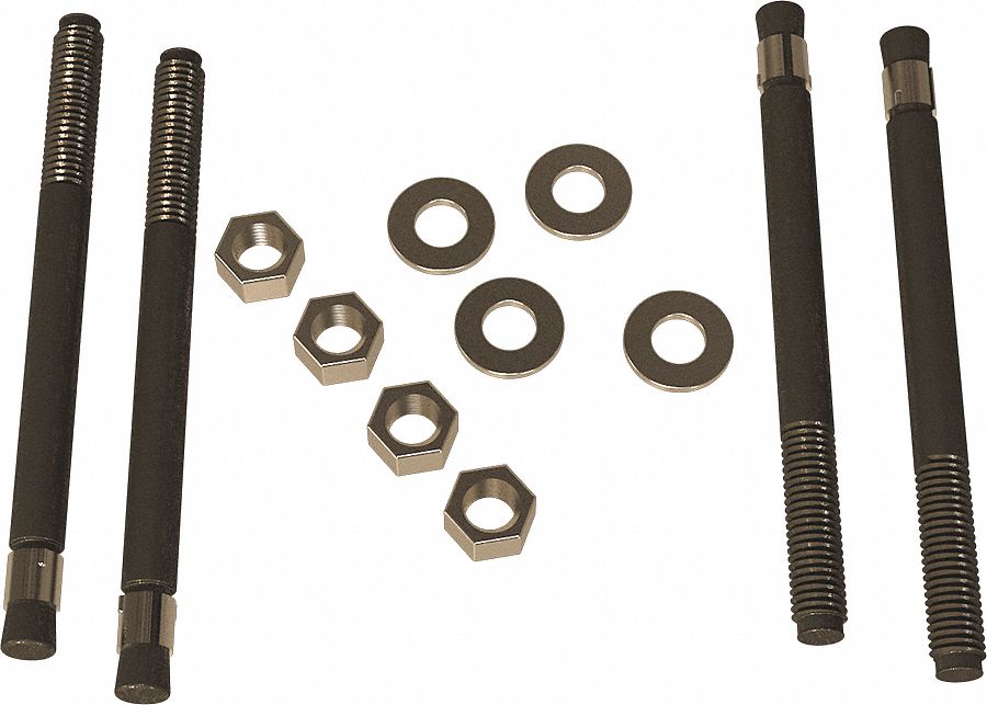 PEDESTAL PRO Mounting Fastener, Bolt, Nut, Washer 49Z975StudAnchor