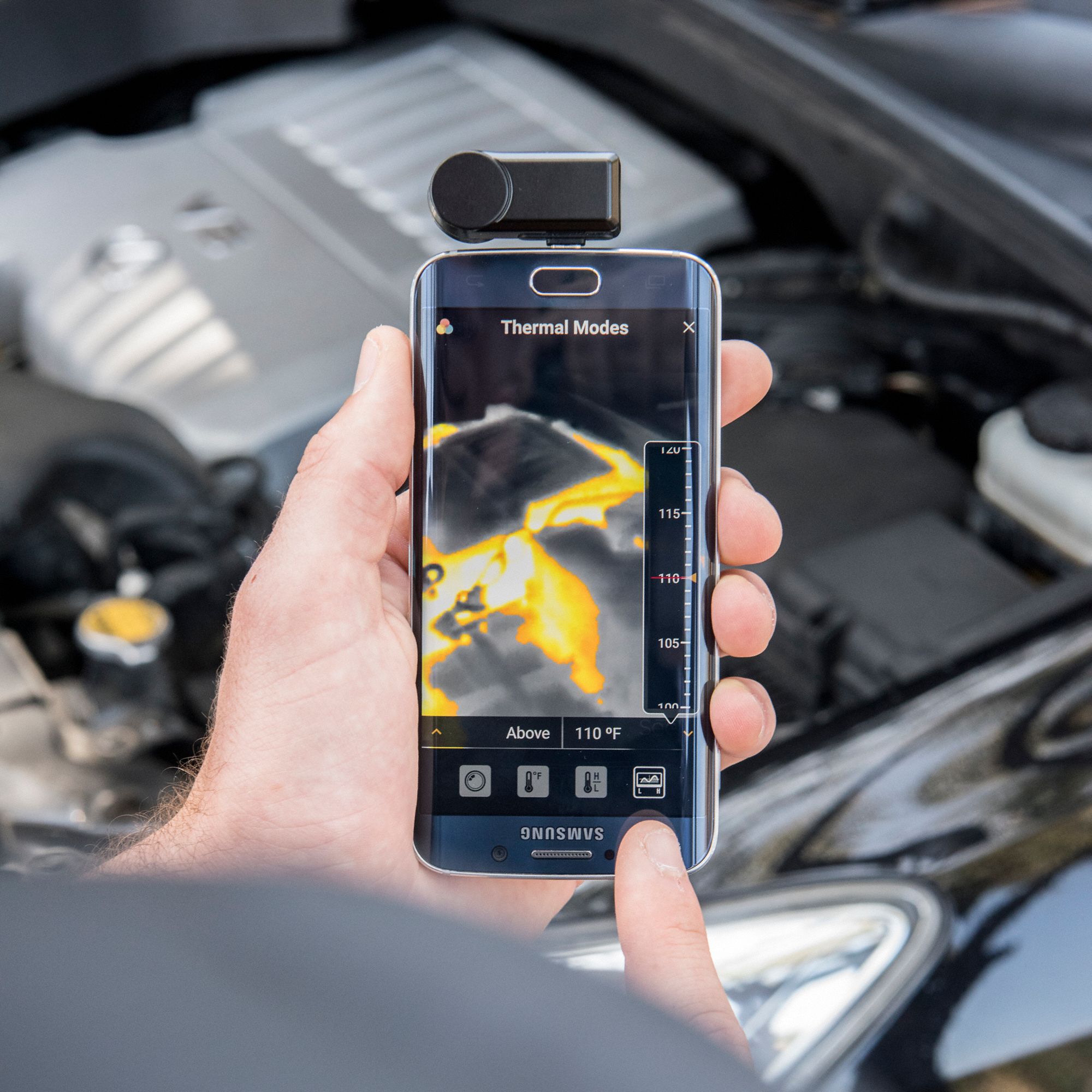 SEEK THERMAL Infrared Smart Phone Adapter for Android Devices, Detector Resolution 206 x 156