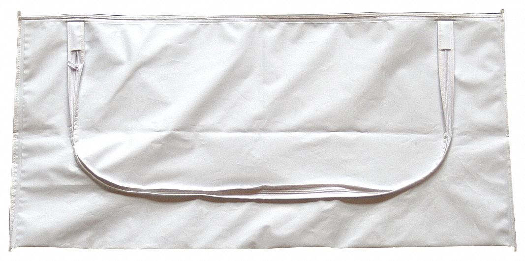 Body Bag: White, (3) ID Tags, 18 in Overall Wd, Vinyl, 28 in Overall Lg, 20 PK