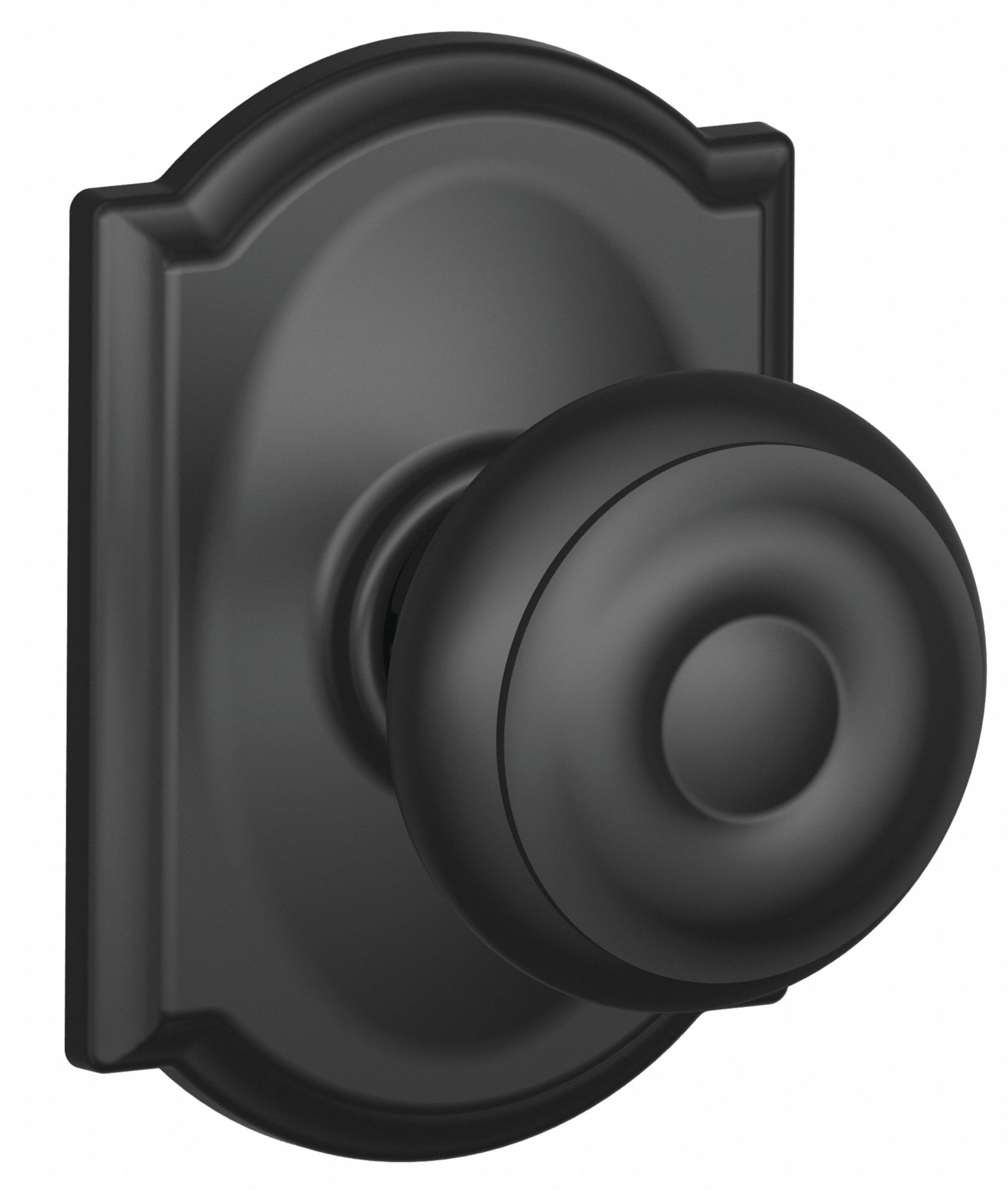 Door Lockset: Passage Knob Locksets, Black