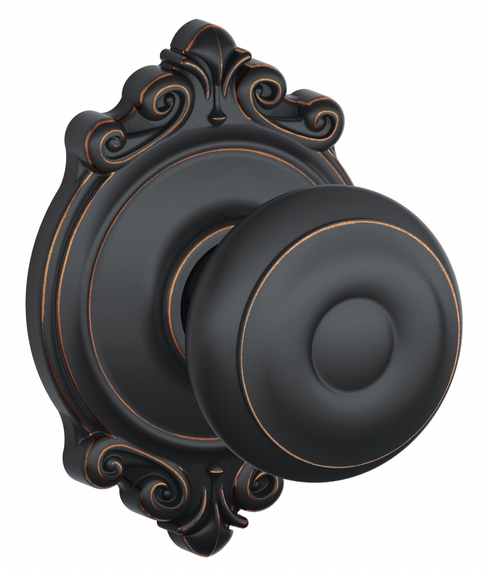 SCHLAGE, 2, F Knob Lockset 49ZD36F10 GEO 716