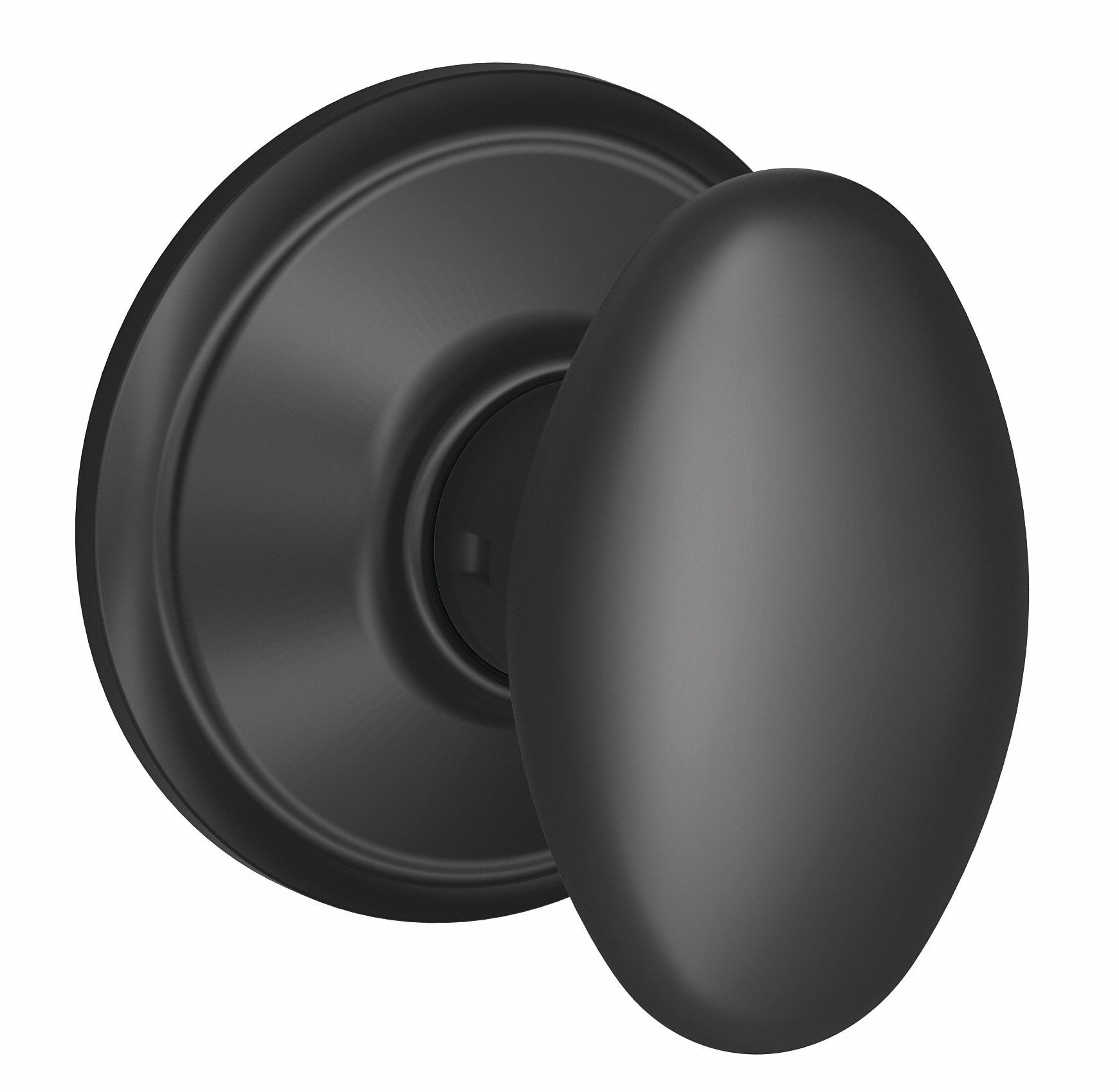 Door Lockset: Passage Knob Locksets, Black