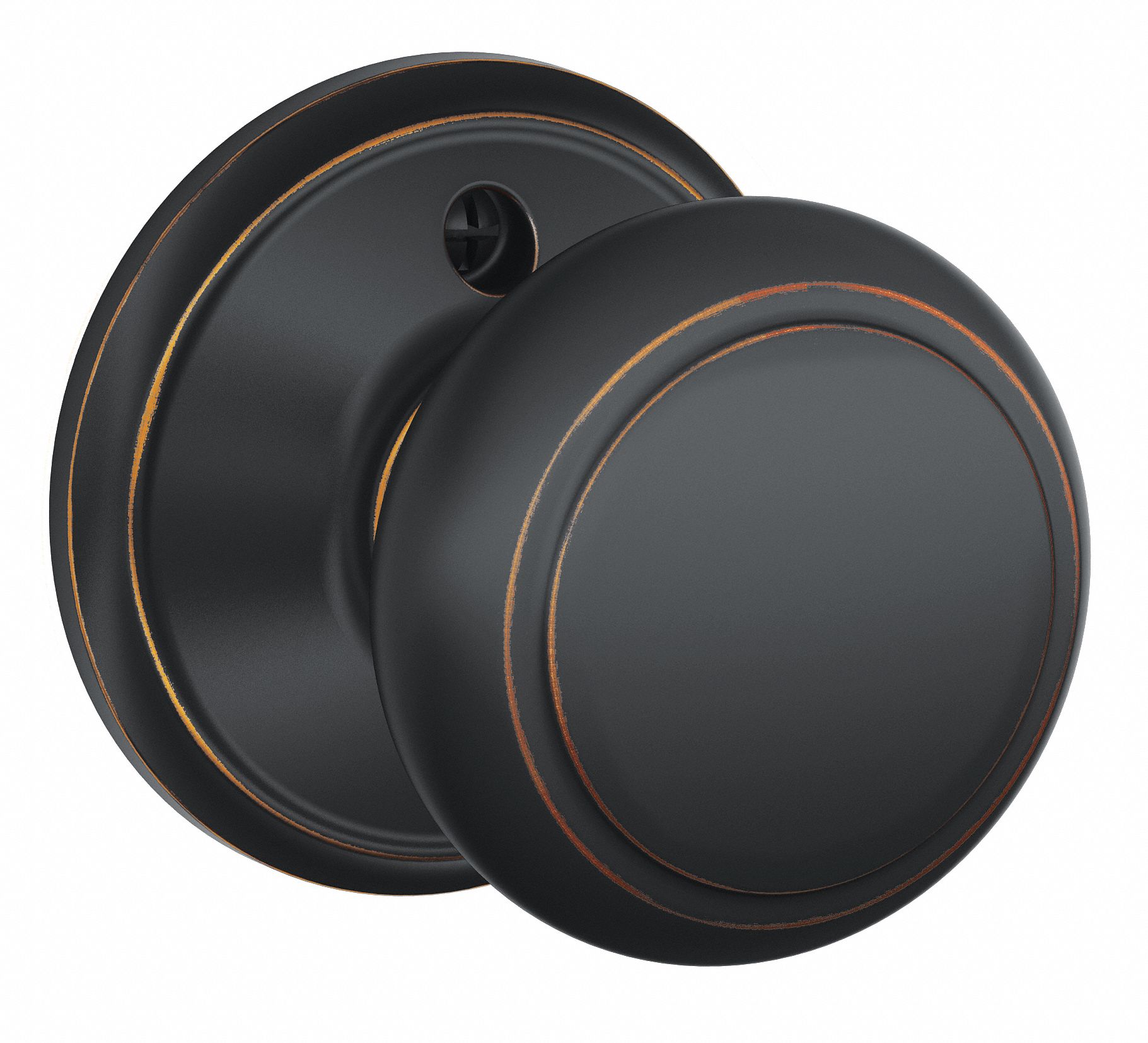 SCHLAGE, Dummy Knob Locksets, Bronze, Door Lockset 49ZE13F170 AND