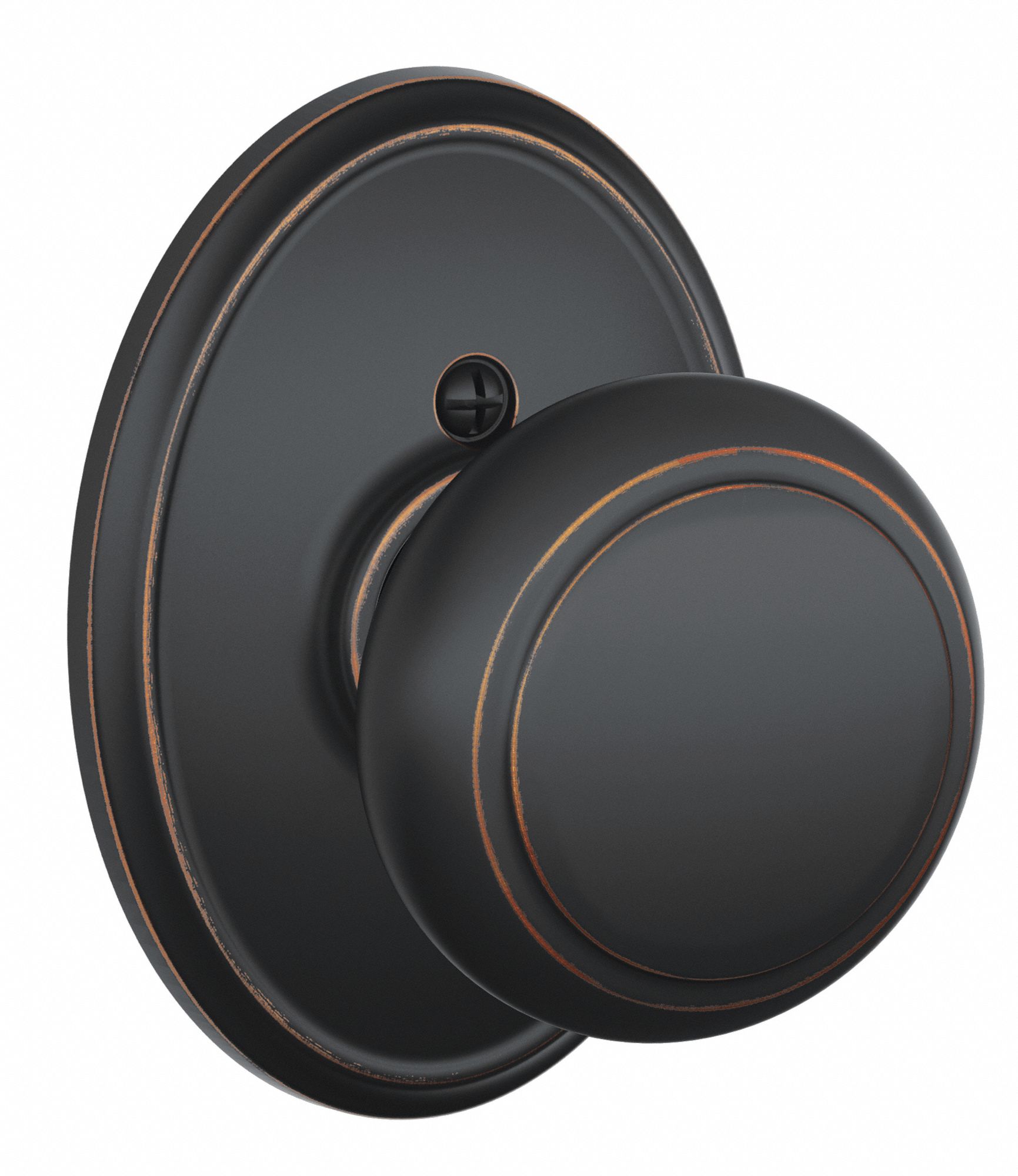 SCHLAGE, Dummy Knob Locksets, Bronze, Door Lockset 49ZE16F170 AND