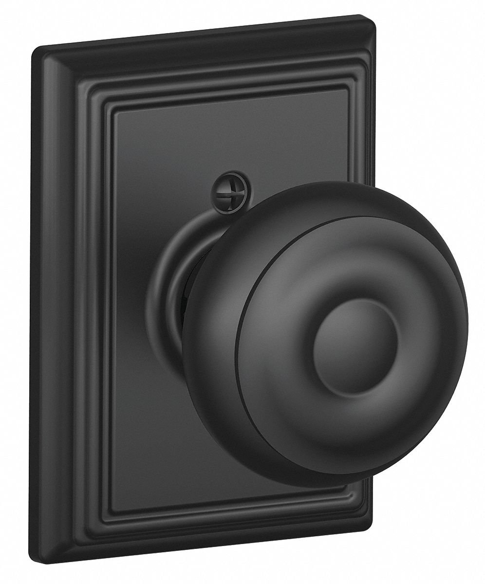 Door Lockset: Dummy Knob Locksets, Black