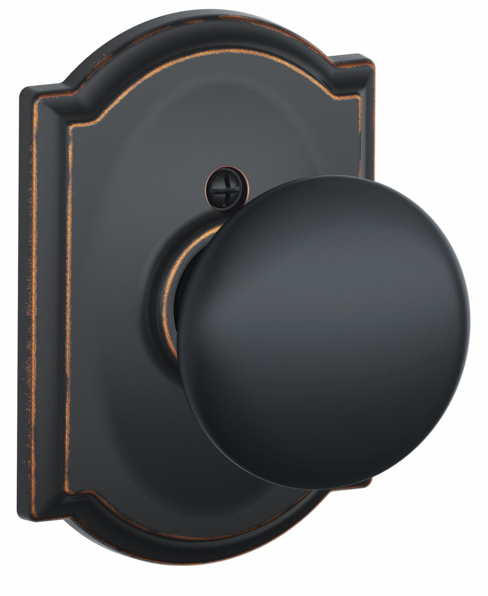 SCHLAGE, Dummy Knob Locksets, Bronze, Door Lockset 49ZE83F170 PLY