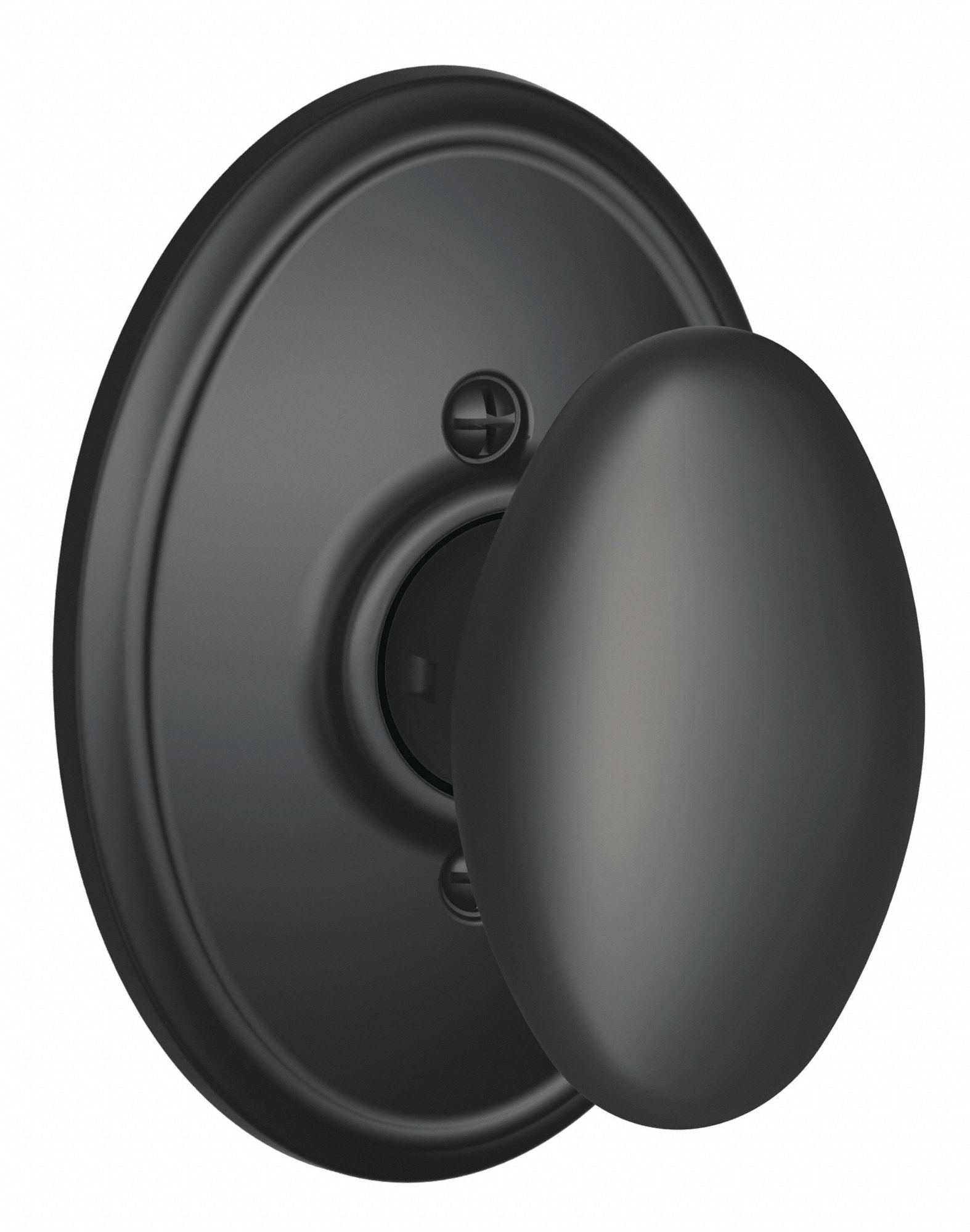 SCHLAGE, Dummy Knob Locksets, Black, Door Lockset 49ZF03F170 SIE 622