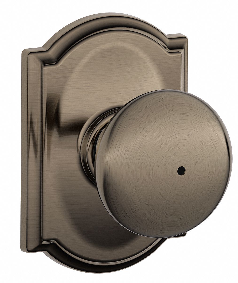 Door Lockset: Privacy Knob Locksets, Nickel
