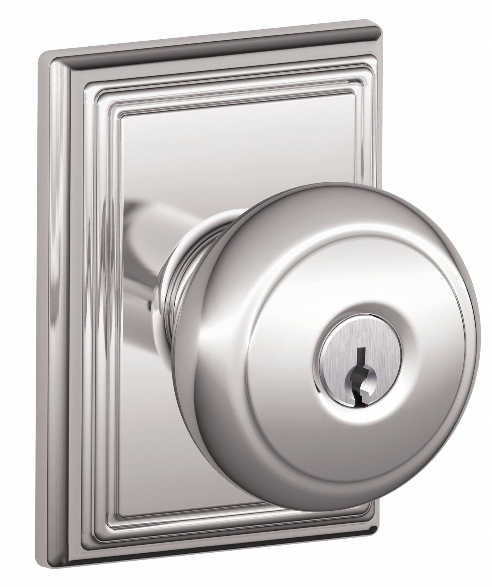 SCHLAGE, Office Knob Locksets, Chrome, Door Lockset 49ZG16F51A AND