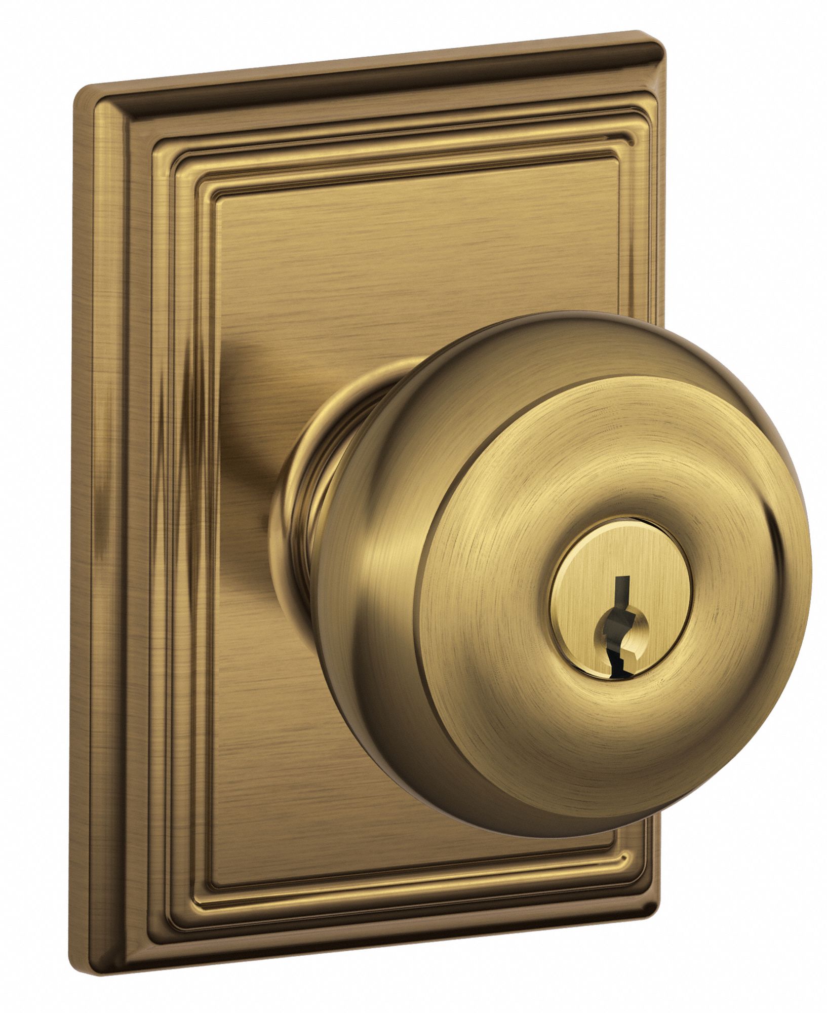 Door Lockset: Office Knob Locksets, Brass