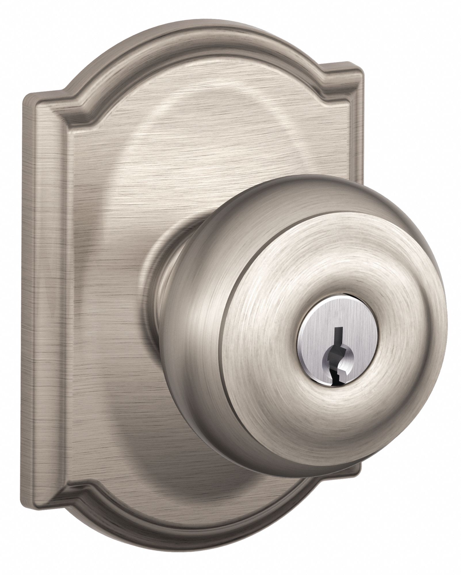 Door Lockset: Office Knob Locksets, Nickel