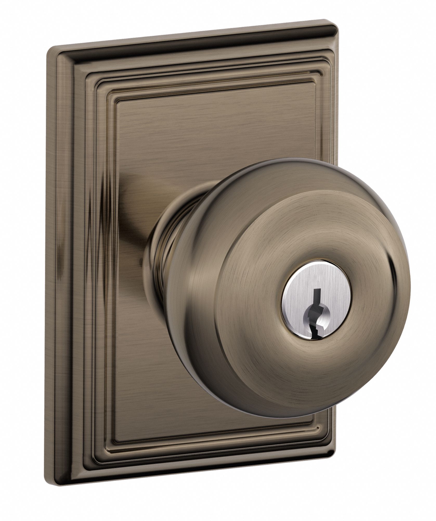 Door Lockset: Office Knob Locksets, Nickel