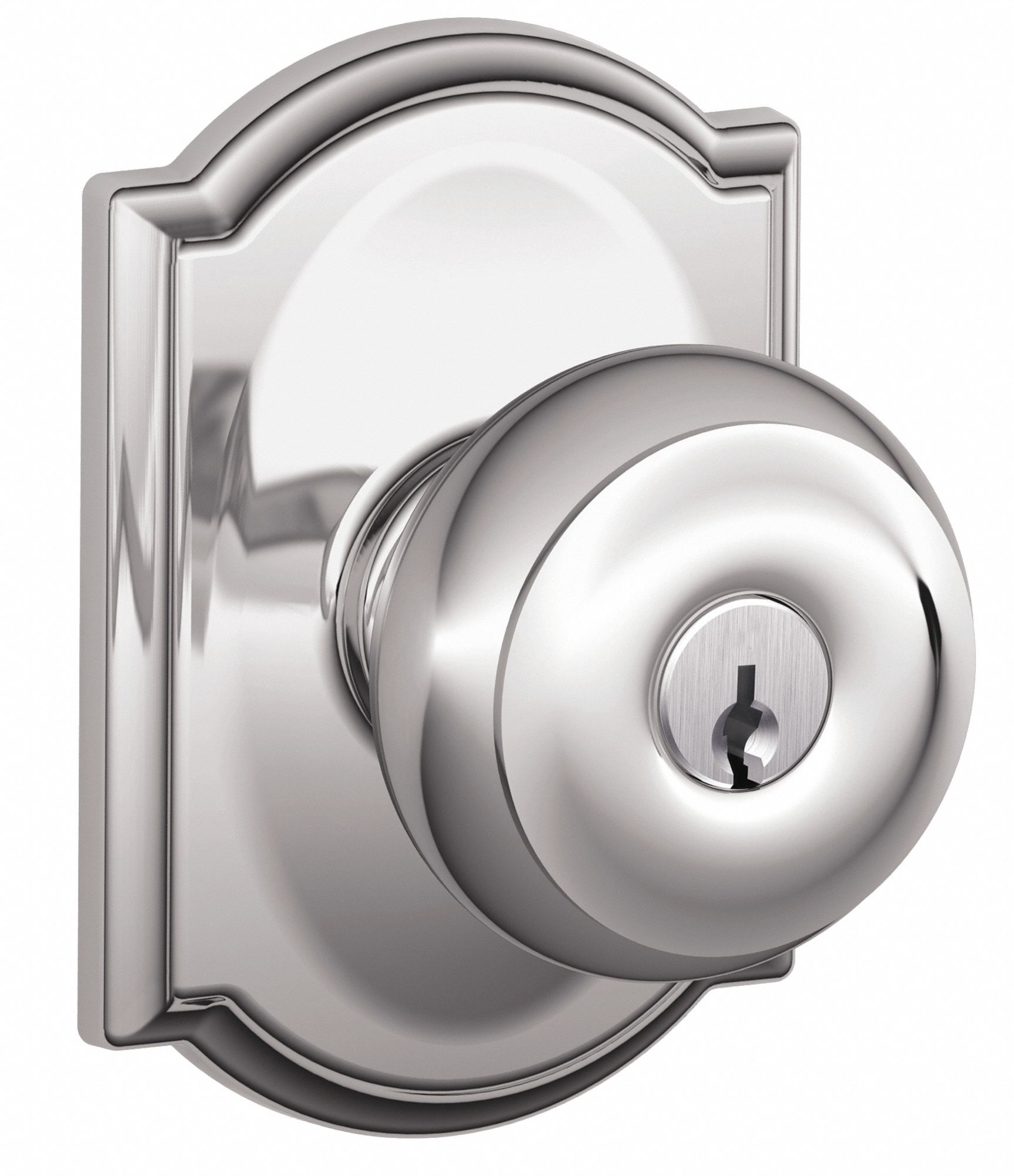 Door Lockset: Office Knob Locksets, Chrome