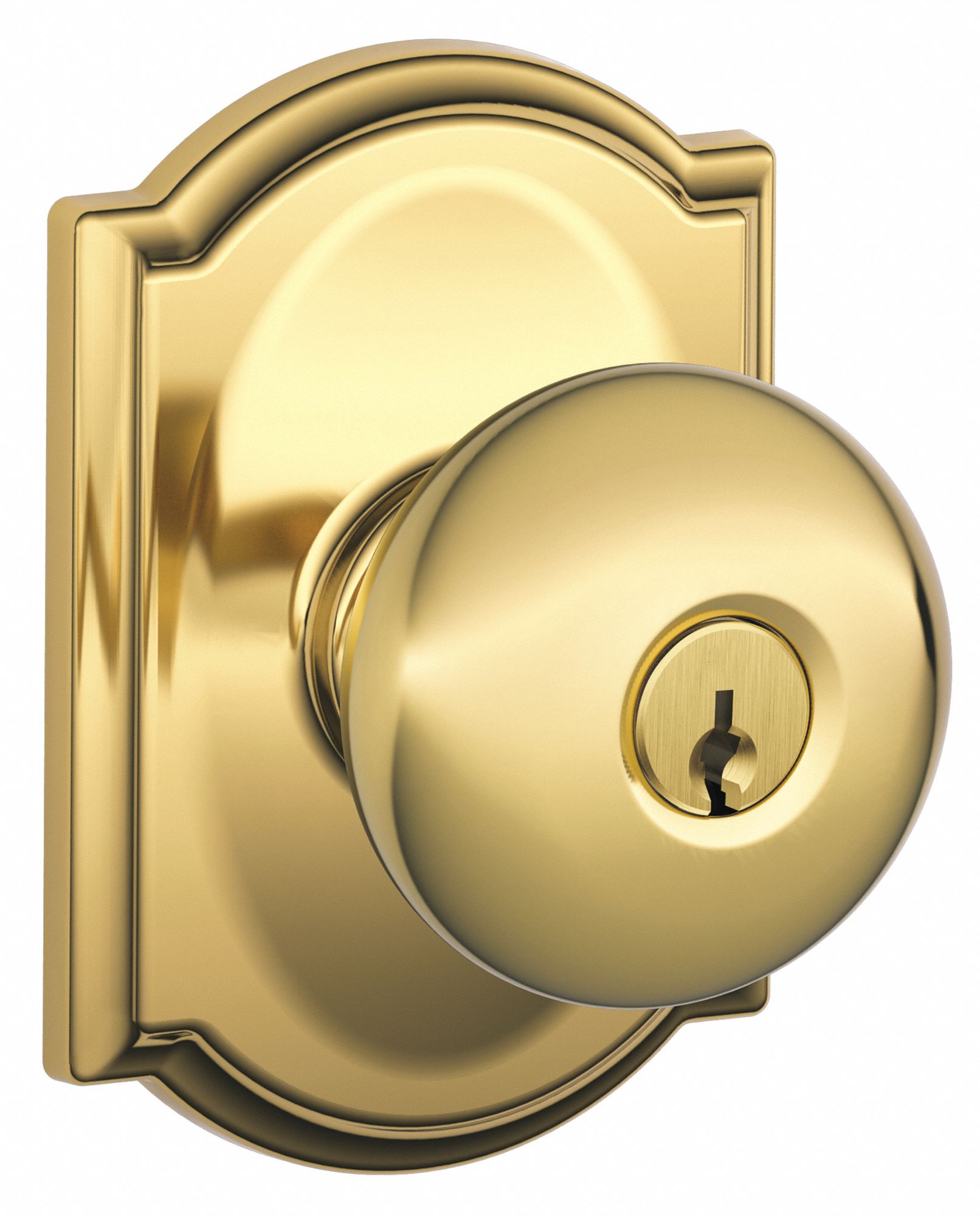 Door Lockset: Office Knob Locksets, Brass