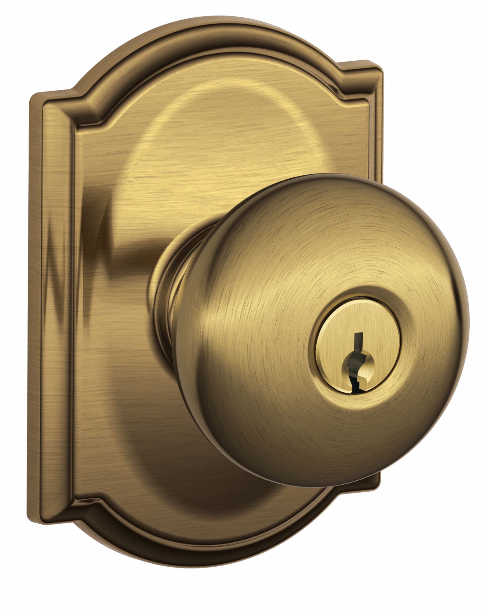 Door Lockset: Office Knob Locksets, Brass