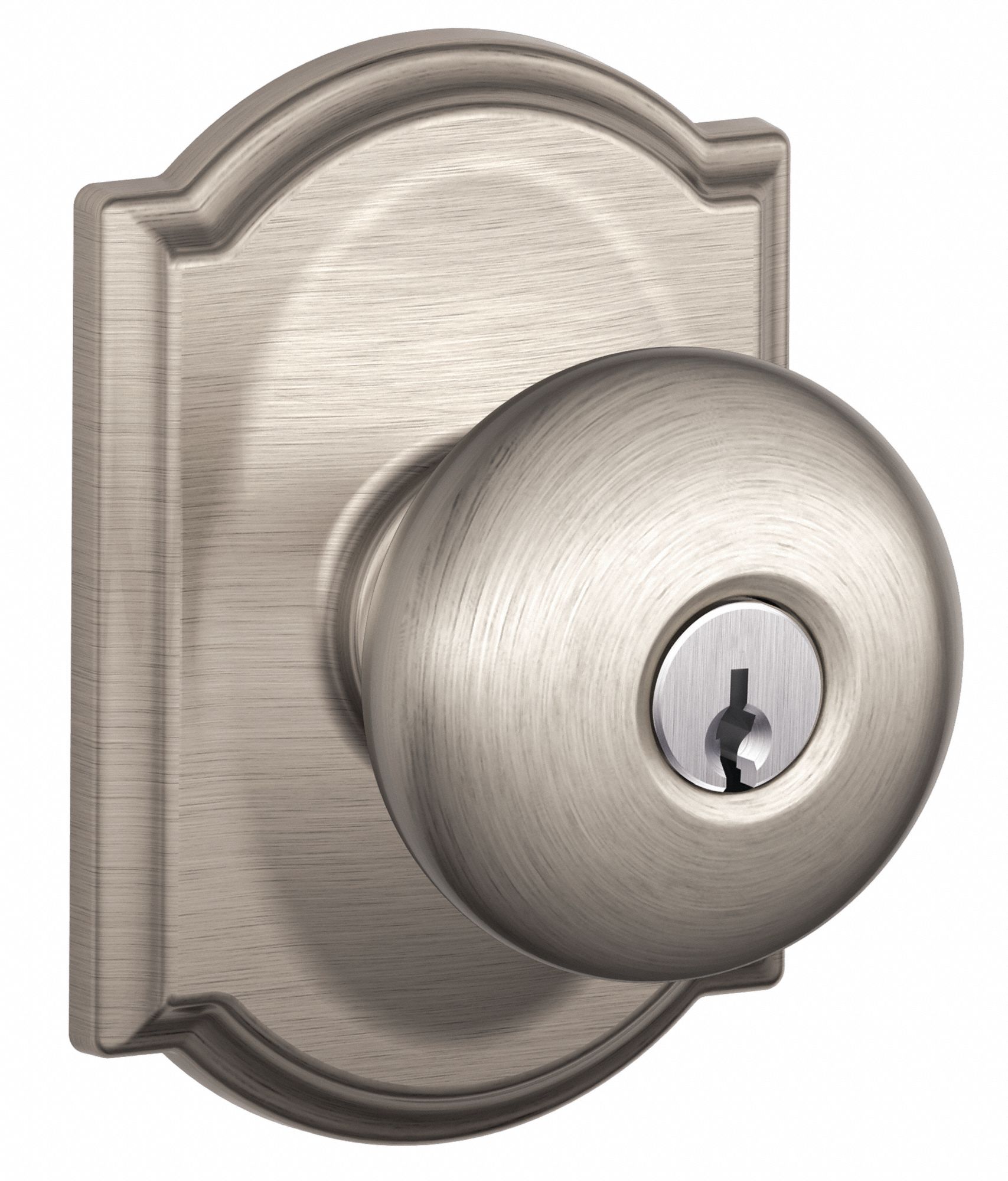 Door Lockset: Office Knob Locksets, Nickel