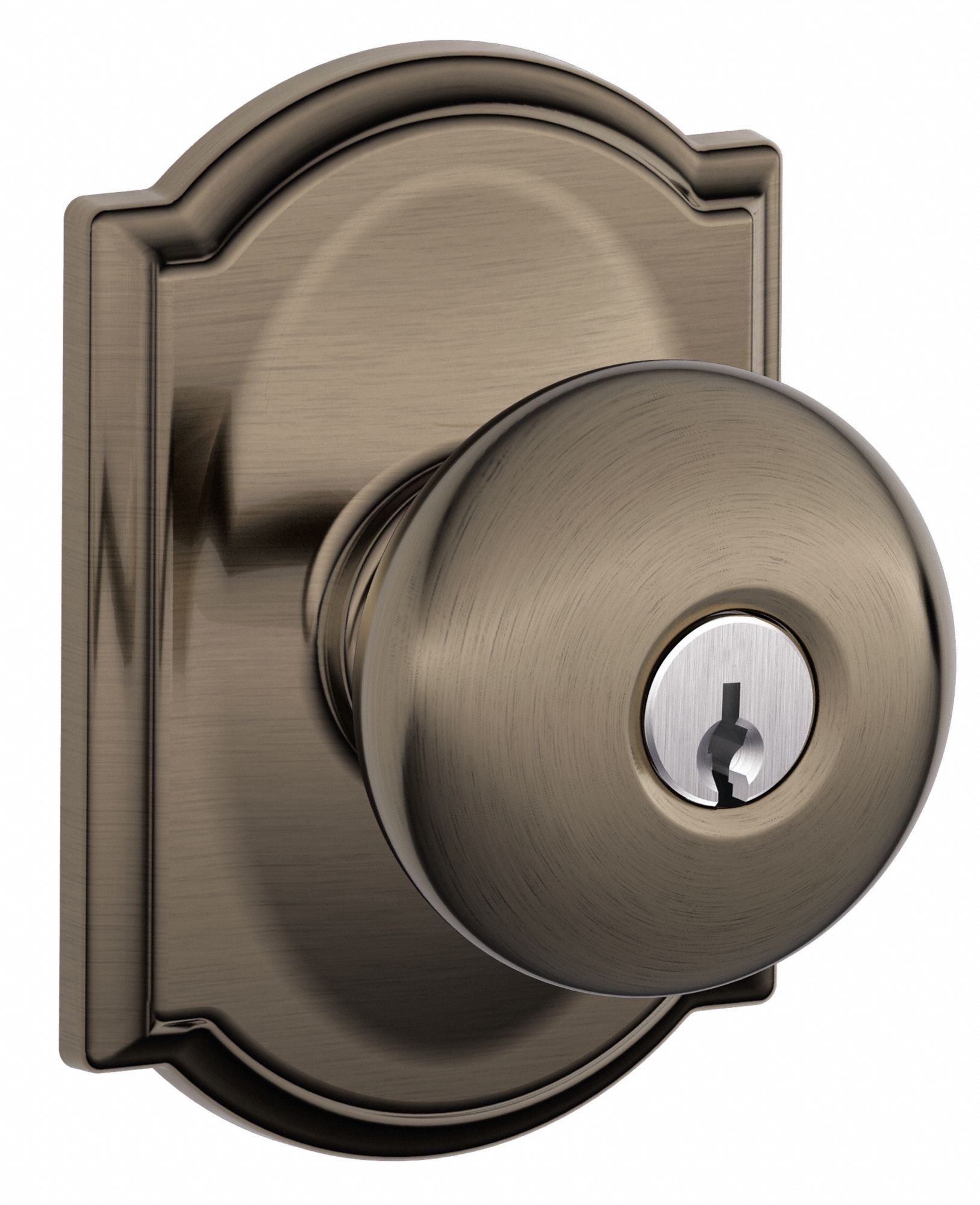Door Lockset: Office Knob Locksets, Nickel