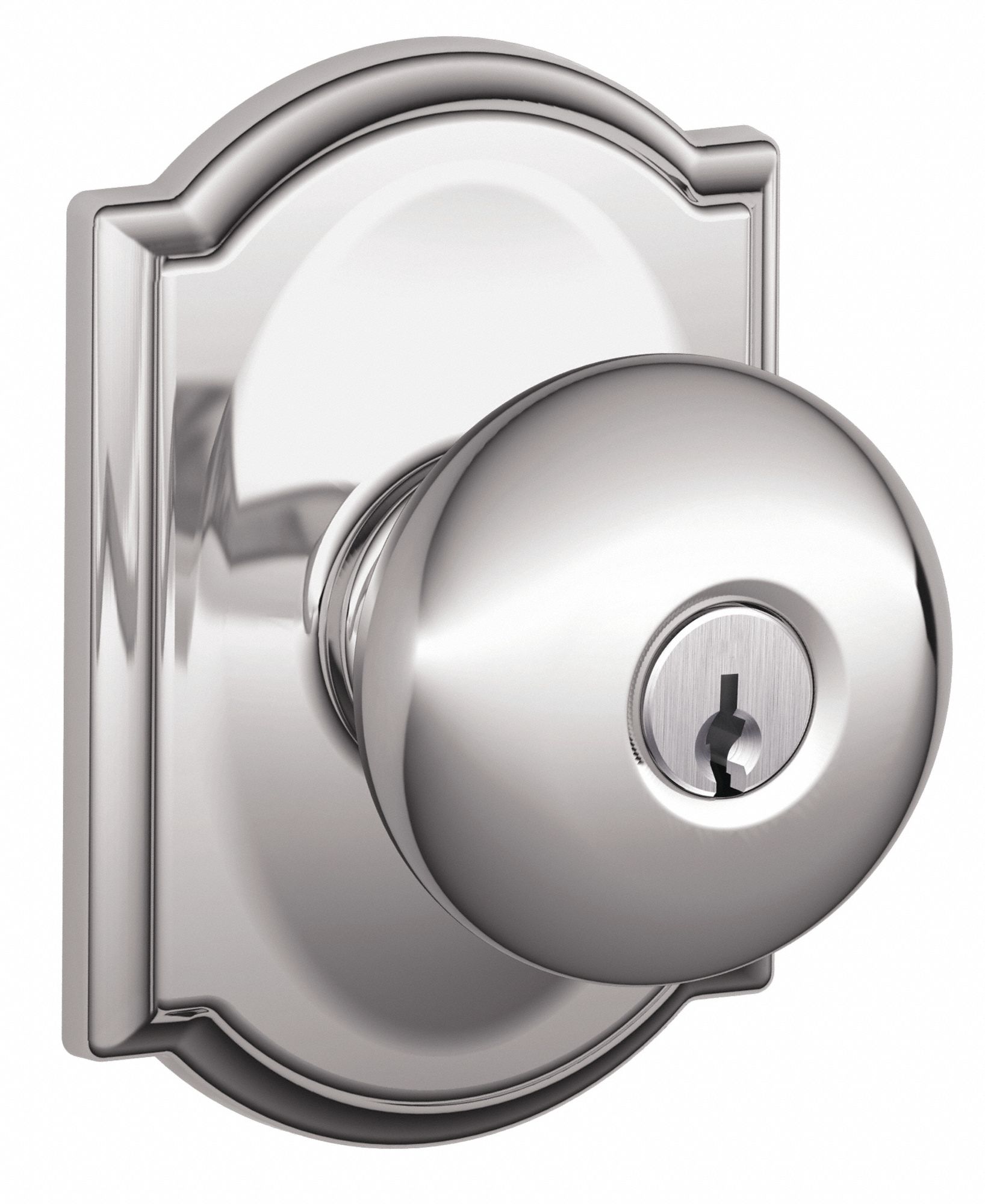 Door Lockset: Office Knob Locksets, Chrome