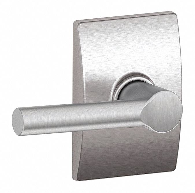 Door Lockset: Passage Lever Locksets, Chrome