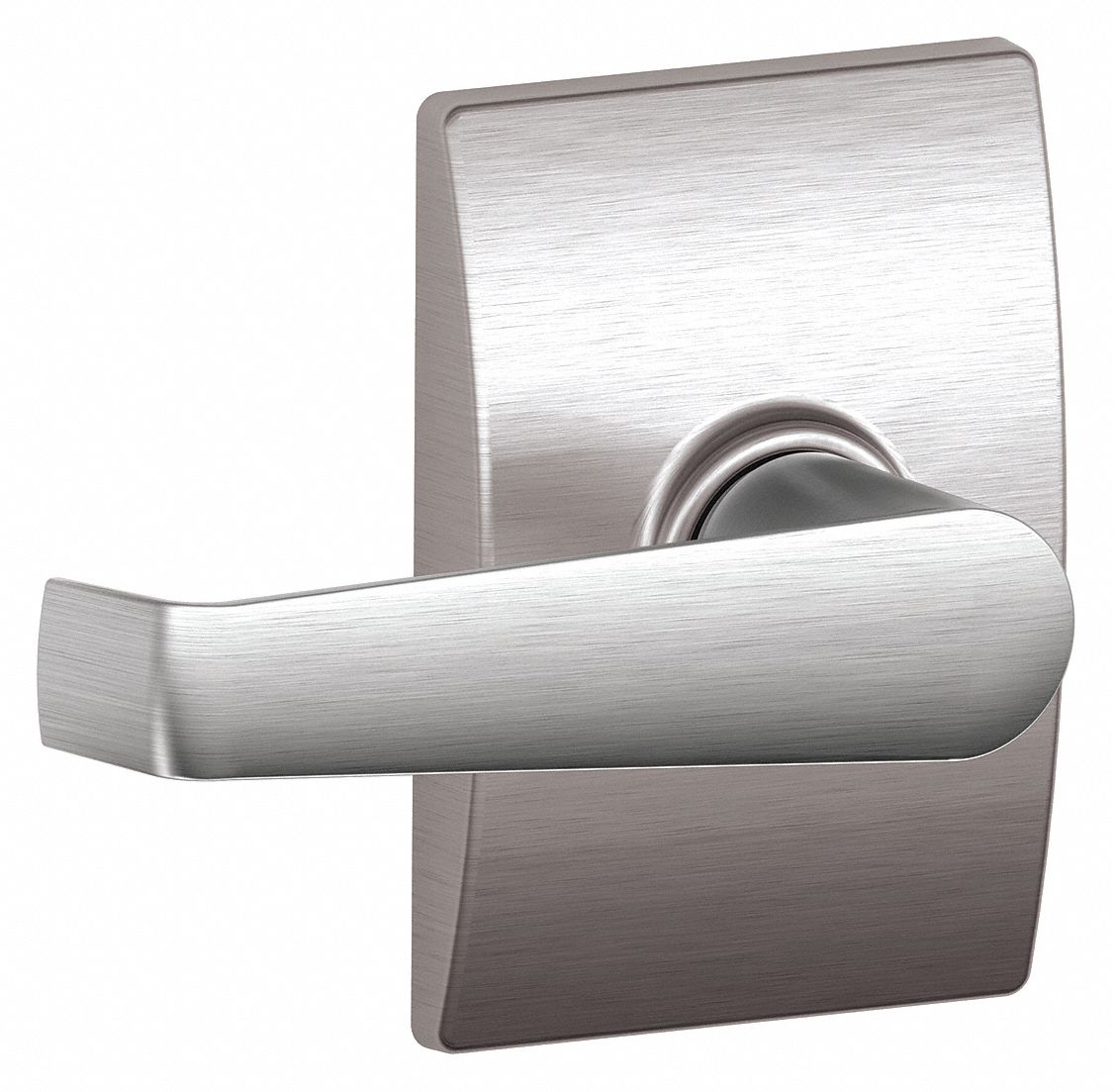 Door Lockset: Passage Lever Locksets, Chrome, ADA Compliant