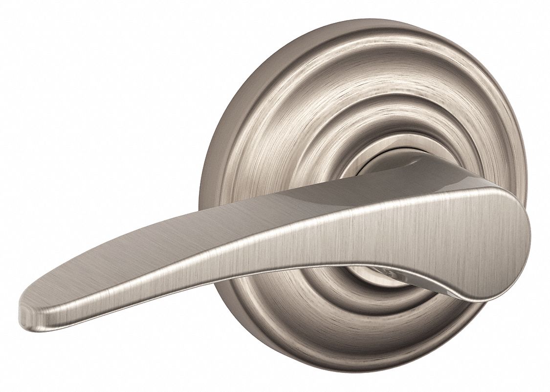 Door Lockset: Passage Lever Locksets, Nickel