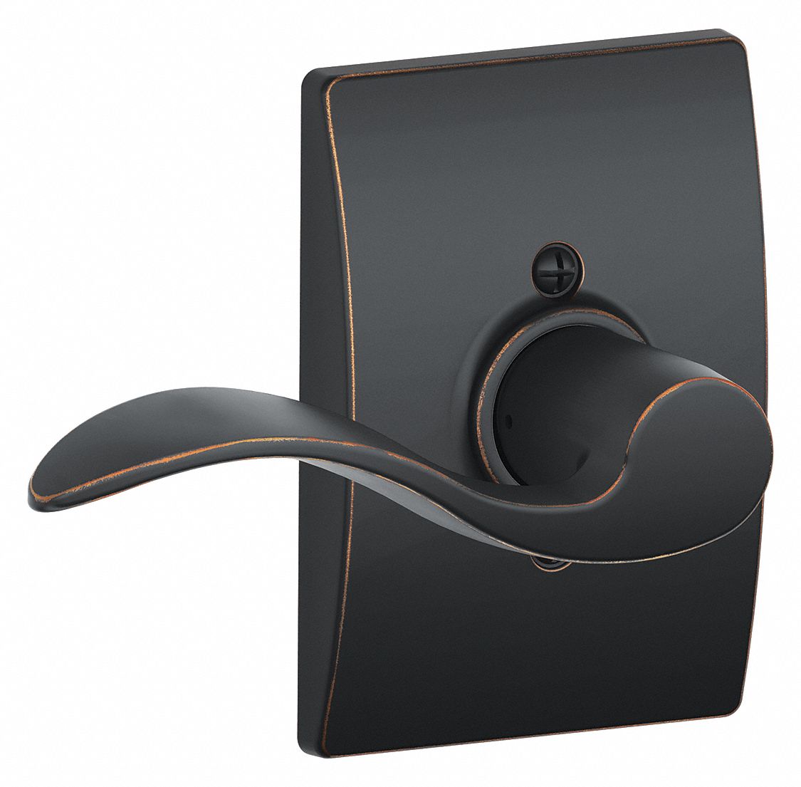 Door Lockset: Dummy Lever Locksets, Bronze, ADA Compliant