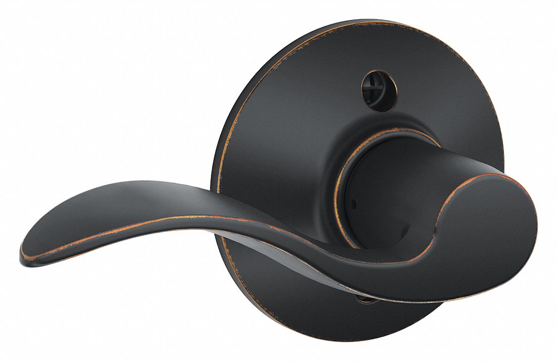 Door Lockset: Dummy Lever Locksets, Bronze, ADA Compliant