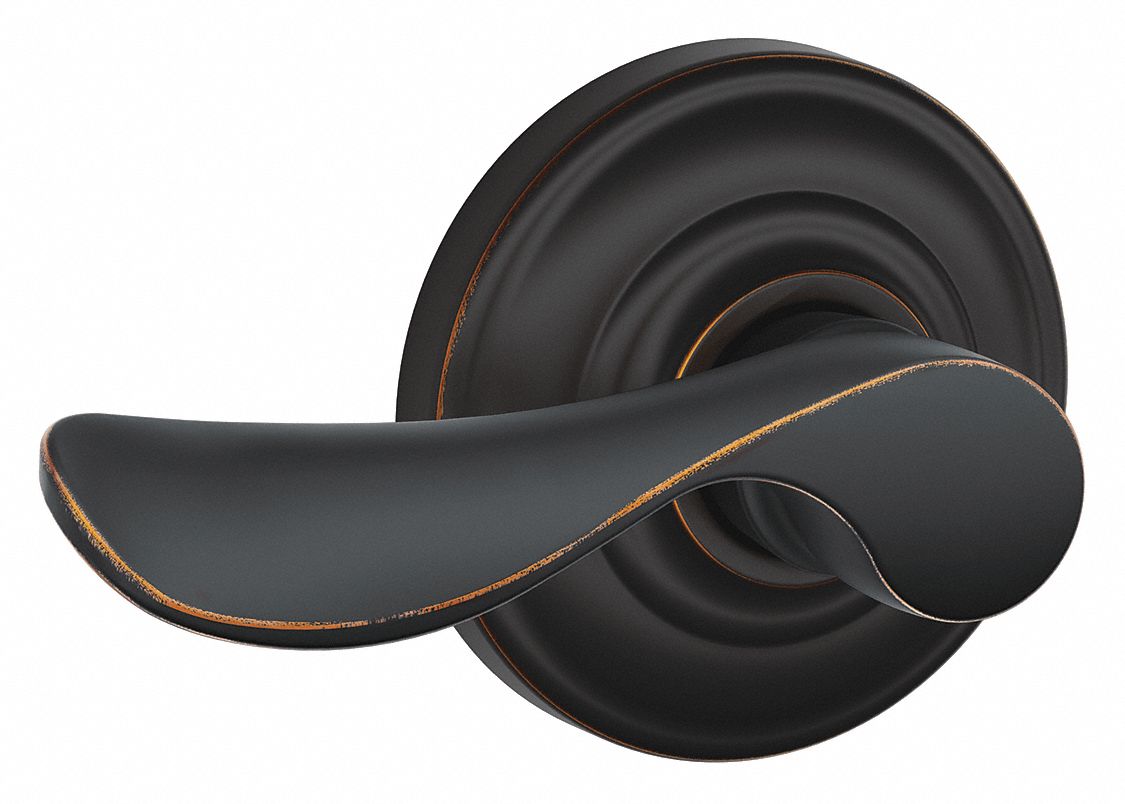 SCHLAGE, Dummy Lever Locksets, Bronze, Door Lockset 49ZL71F170 CHP