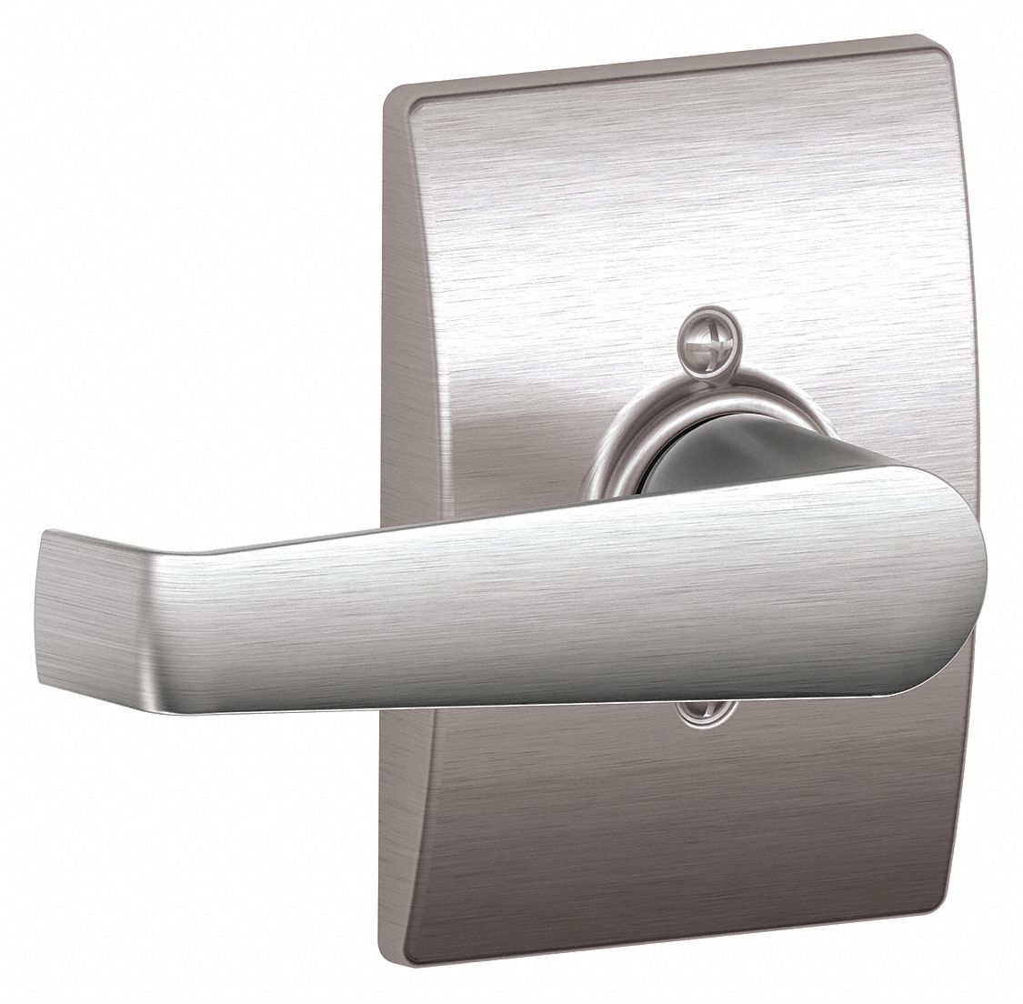 Door Lockset: Dummy Lever Locksets, Chrome, ADA Compliant
