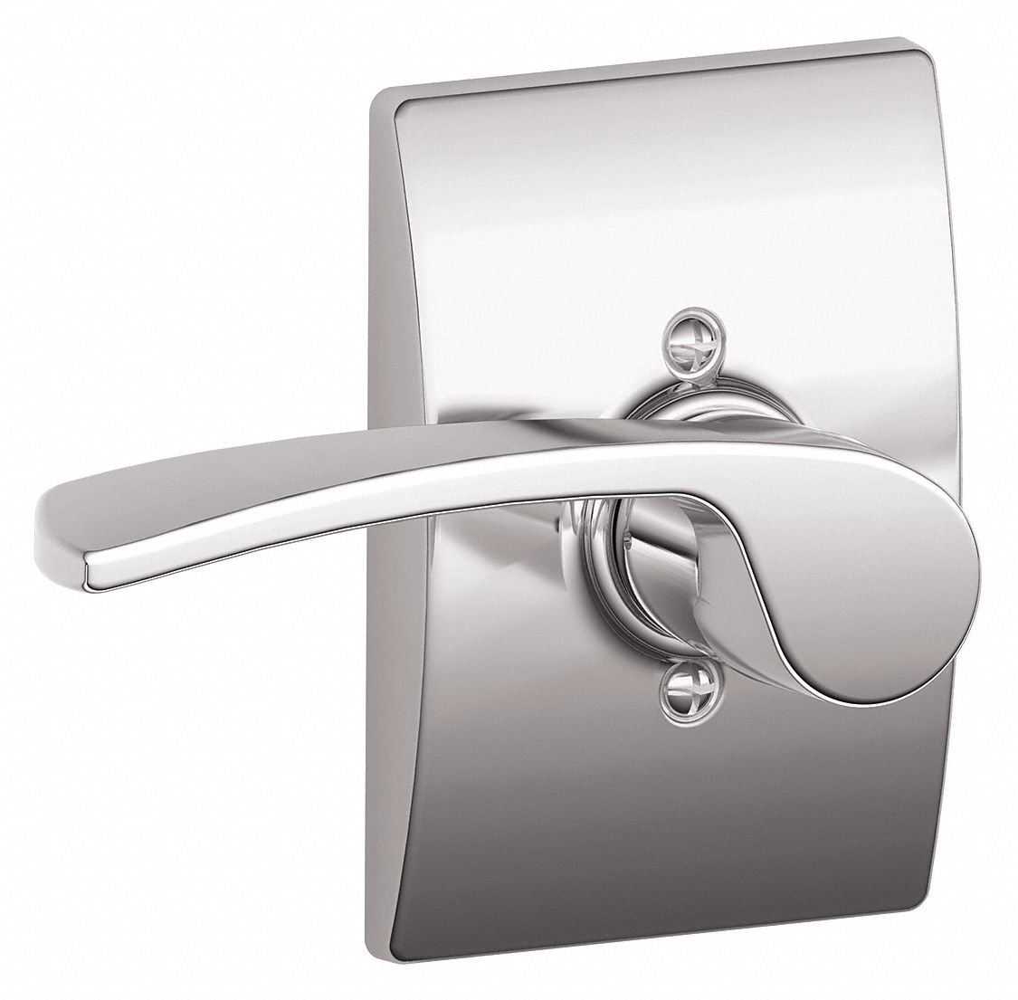 Door Lockset: Dummy Lever Locksets, Chrome, ADA Compliant