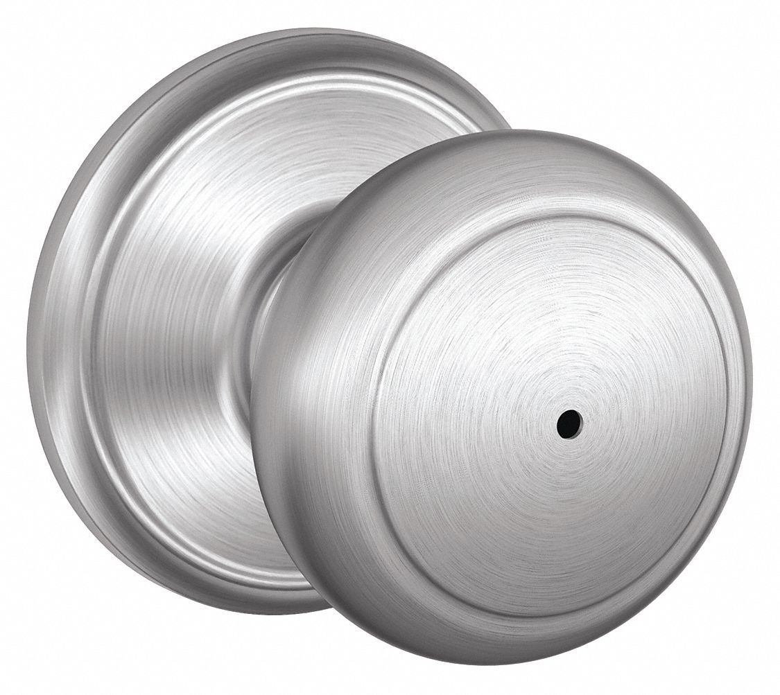 SCHLAGE, 2, F Andover, Knob Lockset 49ZP20F40 AND 626 Grainger