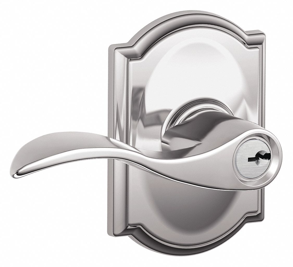 Door Lockset: Office Lever Locksets, Chrome