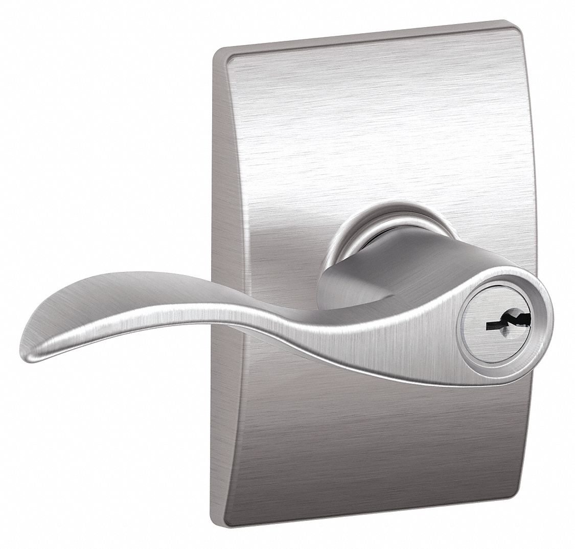 Door Lockset: Office Lever Locksets, Chrome