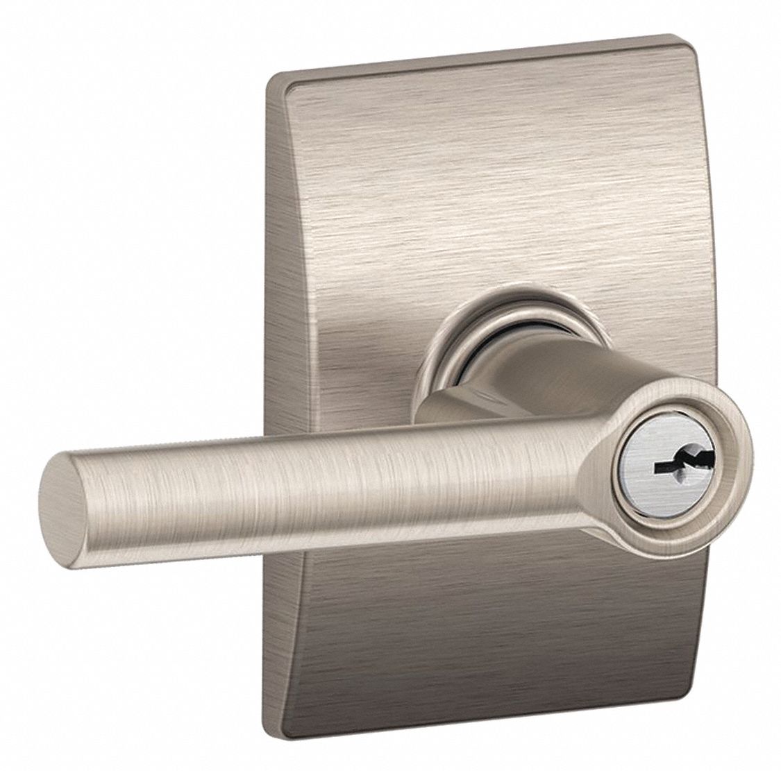 Door Lockset: Office Lever Locksets, Nickel