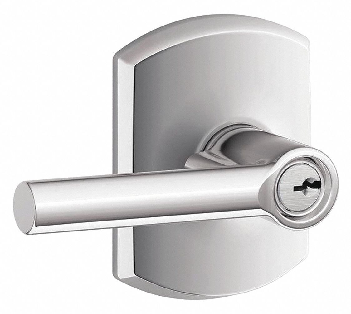 Door Lockset: Office Lever Locksets, Chrome