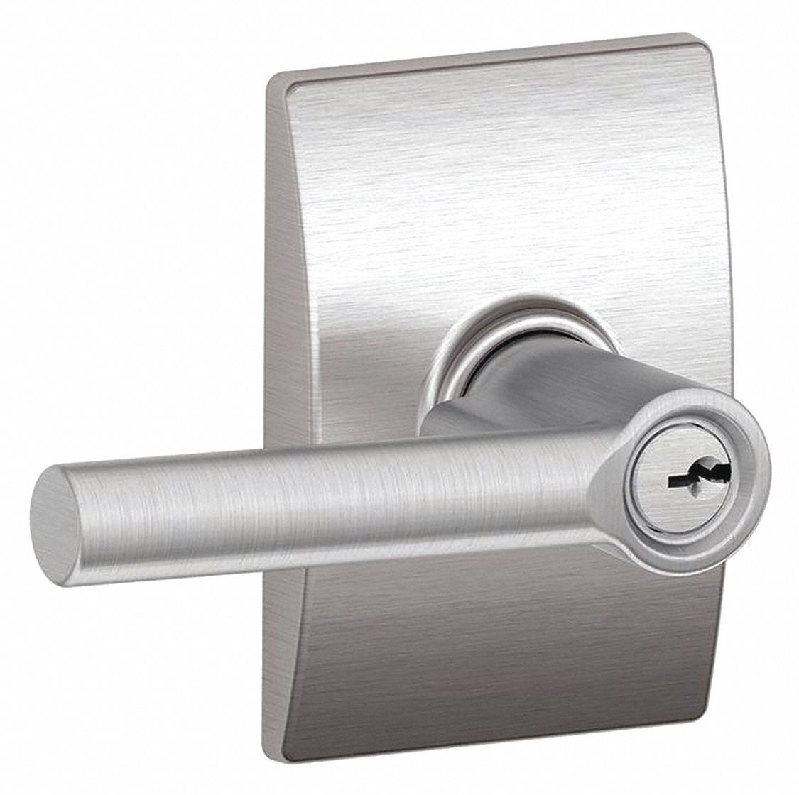 Door Lockset: Office Lever Locksets, Chrome