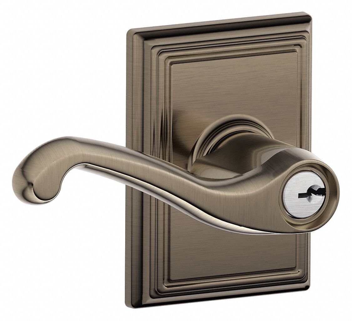 Door Lockset: Office Lever Locksets, Nickel